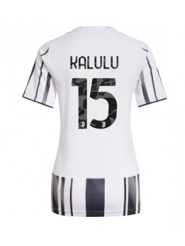 Billige Juventus Pierre Kalulu #15 Hjemmedrakt Dame 2025-26 Kortermet